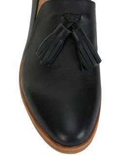 Sandler Salvador Black Glove Flat Shoes