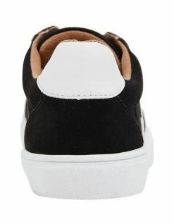 Sandler Swerve Black Micro/White Sneakers -Deals Shoes Store 830510110 5 720x928