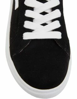 Sandler Swerve Black Micro/White Sneakers -Deals Shoes Store 830510110 6 720x928