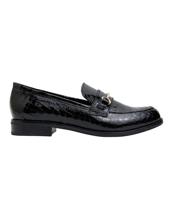 Sandler Paragon Black Patent Croc Flat Shoes 1 Sandler Paragon Black Patent Croc Flat Shoes