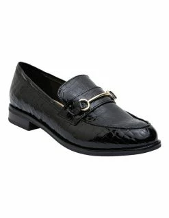 Sandler Paragon Black Patent Croc Flat Shoes 8 Sandler Paragon Black Patent Croc Flat Shoes -Deals Shoes Store 830584810 2 1 720x928