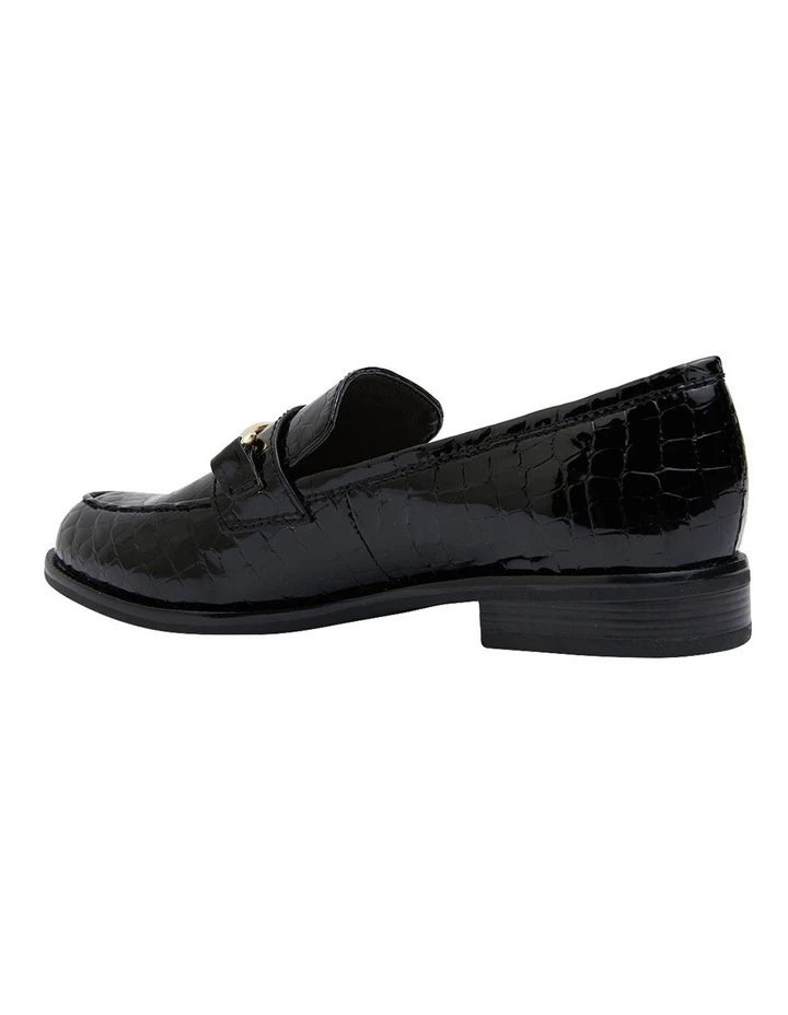 Sandler Paragon Black Patent Croc Flat Shoes 6 Sandler Paragon Black Patent Croc Flat Shoes - Image 6