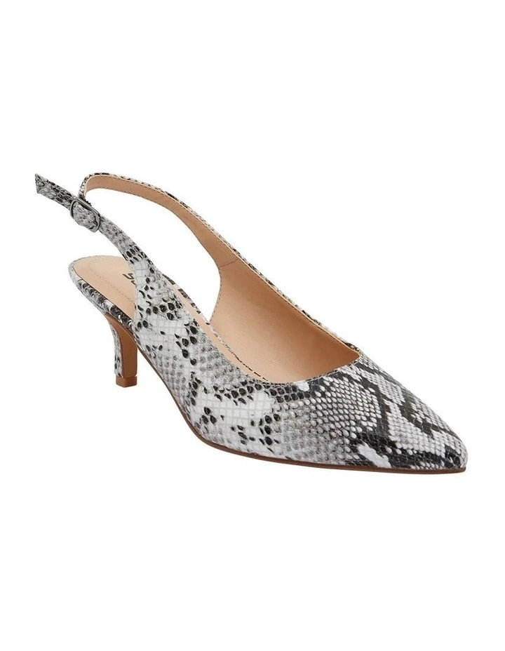 Sandler Nina Neutral Snake Heeled Shoes 5 Sandler Nina Neutral Snake Heeled Shoes - Image 5