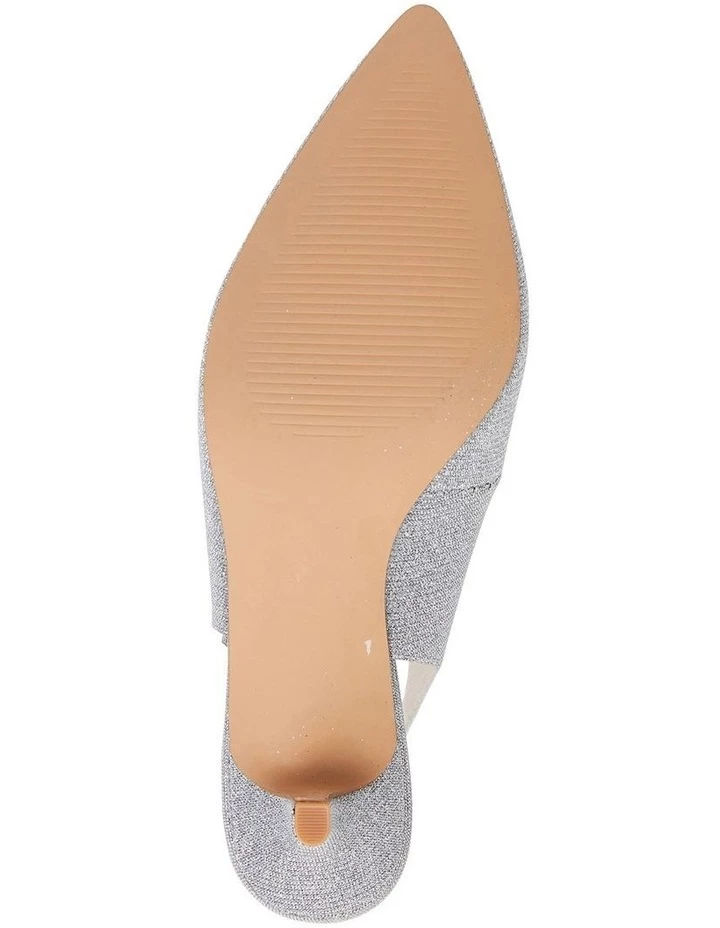 Sandler Nina Pewter Sparkle Heeled Shoes 3 Sandler Nina Pewter Sparkle Heeled Shoes - Image 3