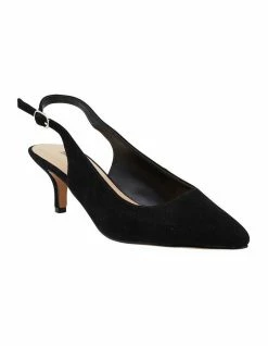Sandler Nina Black Suede Heeled Shoes 13 Sandler Nina Black Suede Heeled Shoes -Deals Shoes Store 830585710 2 720x928