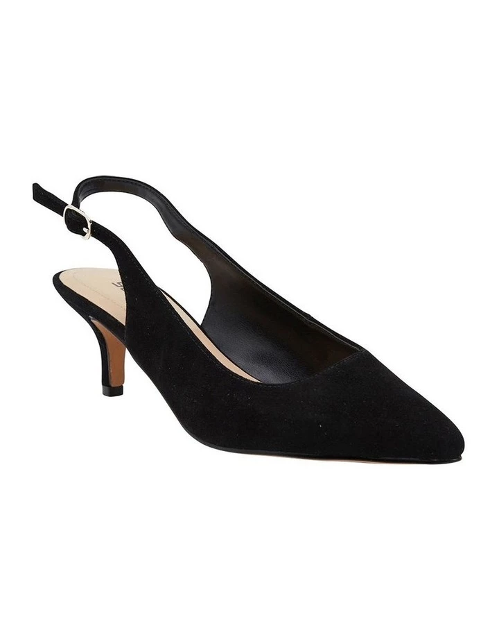 Sandler Nina Black Suede Heeled Shoes 7 Sandler Nina Black Suede Heeled Shoes - Image 7