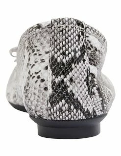 Sandler Alexa Taupe Snake Flat Shoes -Deals Shoes Store 830586430 5 720x928