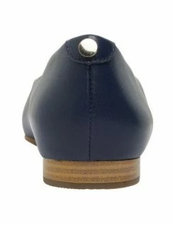 Sandler Laura Navy Glove Flat Shoes -Deals Shoes Store 830633410 5 720x928