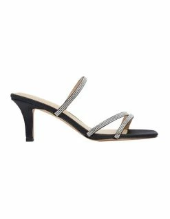 Sandler Marcy Black Fabric Sandals