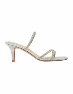 Sandler Marcy Silver Metallic Sandals
