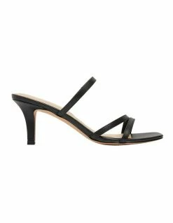 Sandler Marilyn Black Smooth Sandals