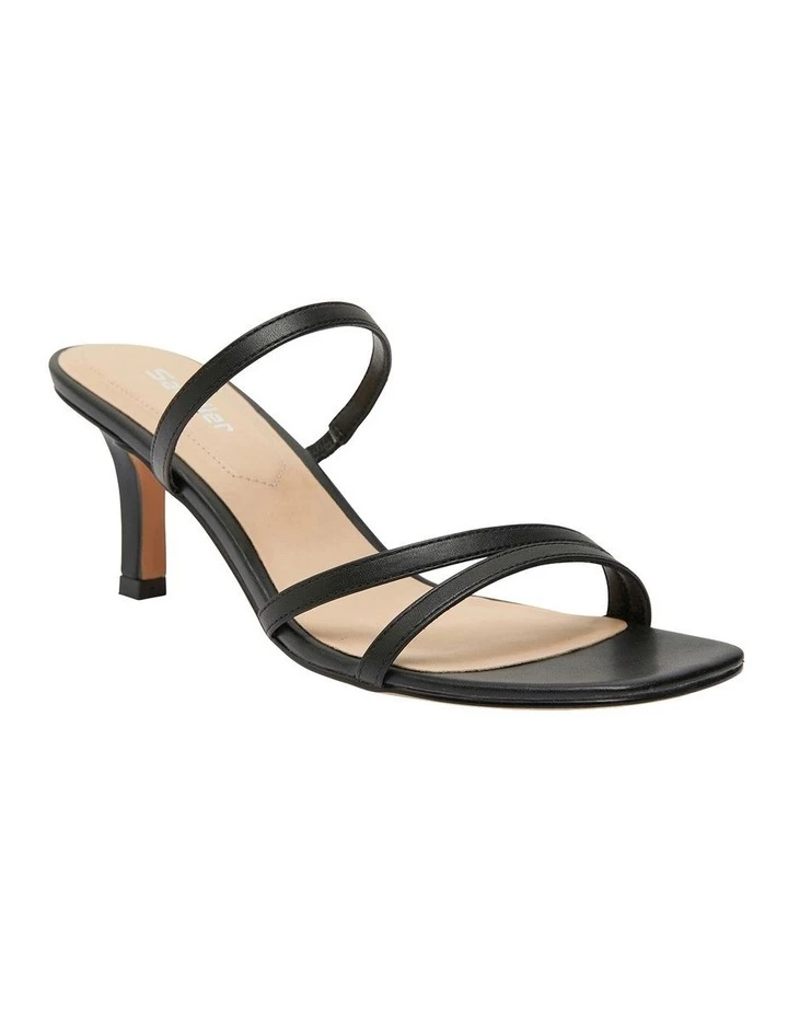 Sandler Marilyn Black Smooth Sandals 2 Sandler Marilyn Black Smooth Sandals - Image 2