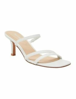 Sandler Marilyn White Smooth Sandals
