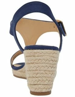 Sandler Anchor Navy Fabric Sandals -Deals Shoes Store 830635570 5 720x928