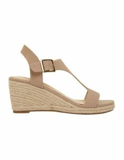 Sandler Anchor Taupe Fabric Sandals