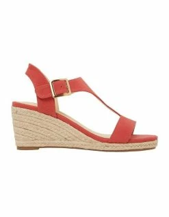 Sandler Anchor Tangerine Fabric Sandals
