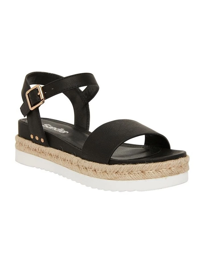 Sandler Wander Black Smooth Sandals 2 Sandler Wander Black Smooth Sandals - Image 2