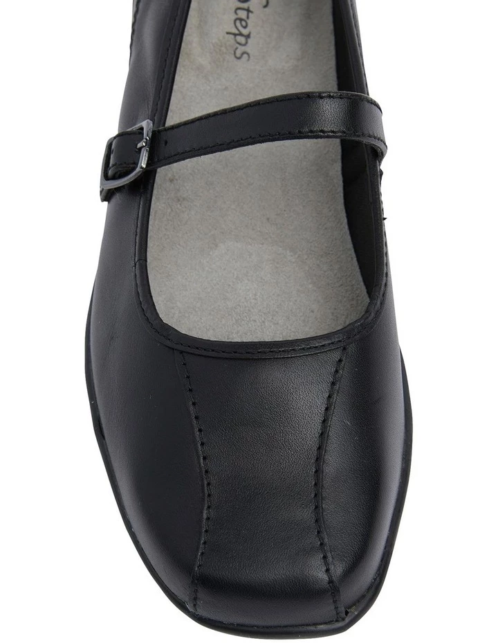 Wide Steps Brianna Black Glove Flat Shoes 7 Wide Steps Brianna Black Glove Flat Shoes - Image 7