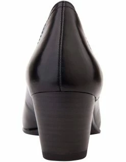 Wide Steps Cyrus Black Glove Heeled Shoes -Deals Shoes Store 830672020 3 720x928