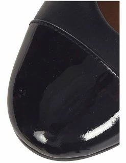 Wide Steps Acton Black Patent/Kid Heeled Shoes -Deals Shoes Store 830672200 5 720x928