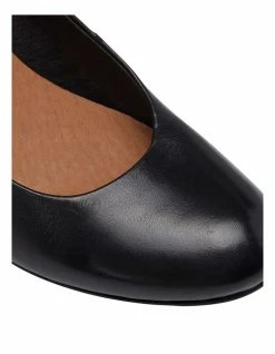 Wide Steps Edina Black Glove Heeled Shoes -Deals Shoes Store 830672380 7 720x928