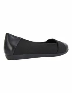Wide Steps Fenton Black Glove/Fabric Flat Shoes 10 Wide Steps Fenton Black Glove/Fabric Flat Shoes -Deals Shoes Store 830678770 4 720x928