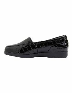Wide Steps Verse Black Patent Croc Flat Shoes 9 Wide Steps Verse Black Patent Croc Flat Shoes -Deals Shoes Store 830678950 3 720x928