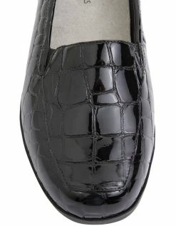 Wide Steps Verse Black Patent Croc Flat Shoes 13 Wide Steps Verse Black Patent Croc Flat Shoes -Deals Shoes Store 830678950 7 720x928