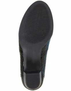 Wide Steps Harris Black Croc/Elastic Shoes -Deals Shoes Store 830688760 6 720x928