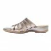 Wide Steps Canal Pewter Elastic/Glove Sandal