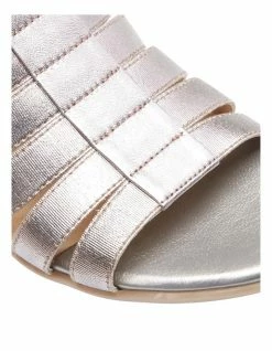 Wide Steps Canal Pewter Elastic/Glove Sandal -Deals Shoes Store 830703250 7 720x928