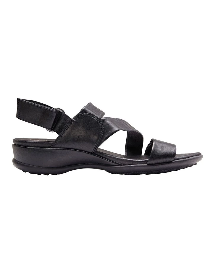 Wide Steps Caine Black Glove Sandal 1 Wide Steps Caine Black Glove Sandal