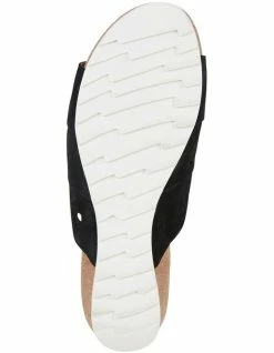 Wide Steps Dante Black Nubuck Sandal -Deals Shoes Store 830704150 7 720x928