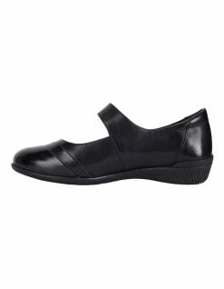 Wide Steps Winston Black Glove Flat Shoes -Deals Shoes Store 830724130 3 720x928
