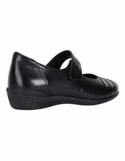 Wide Steps Winston Black Glove Flat Shoes -Deals Shoes Store 830724130 4 720x928
