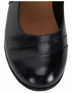 Wide Steps Winston Black Glove Flat Shoes -Deals Shoes Store 830724130 7 720x928