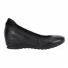 Wide Steps Norah Black Glove Heeled Shoes