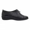 Wide Steps Wiley Black Glove Flat Shoes