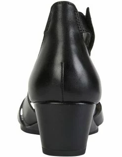 Wide Steps Martha Black Glove Sandal -Deals Shoes Store 830734120 6 720x928