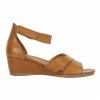 Wide Steps Martha Cognac Glove Sandal