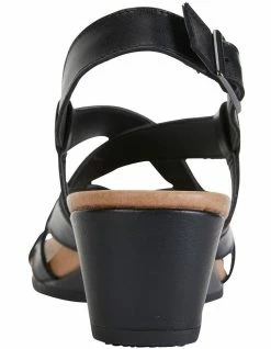 Wide Steps Miriam Black Glove Sandal -Deals Shoes Store 830734300 6 720x928