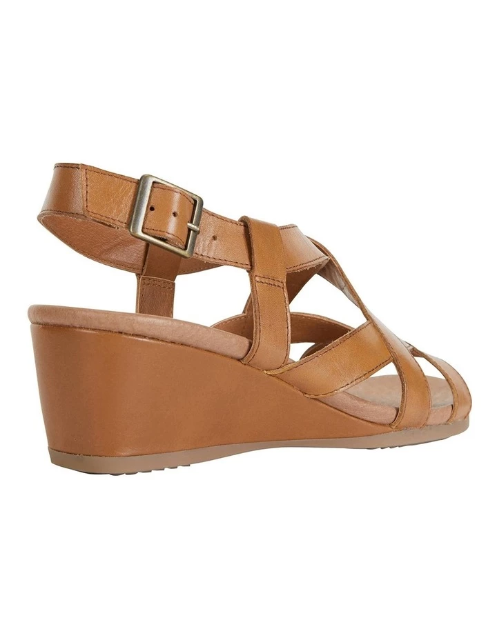 Wide Steps Miriam Cognac Glove Sandal 4 Wide Steps Miriam Cognac Glove Sandal - Image 4