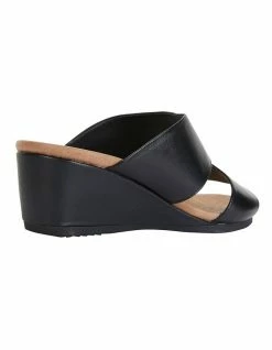 Wide Steps Melanie Black Glove Sandals -Deals Shoes Store 830734480 4 720x928