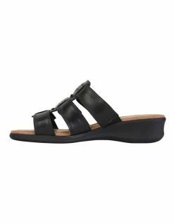 Wide Steps Pamela Black Glove Sandal -Deals Shoes Store 830734570 3 720x928