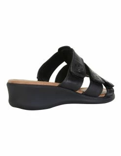 Wide Steps Pamela Black Glove Sandal -Deals Shoes Store 830734570 4 720x928