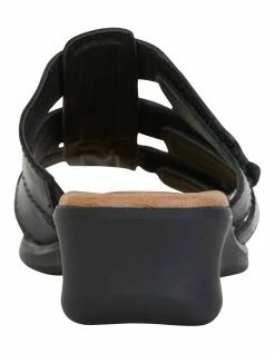 Wide Steps Pamela Black Glove Sandal -Deals Shoes Store 830734570 6 720x928