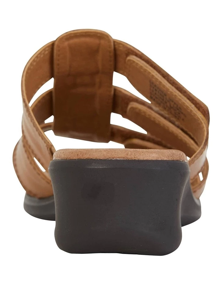 Wide Steps Pamela Cognac Glove Sandal 6 Wide Steps Pamela Cognac Glove Sandal - Image 6