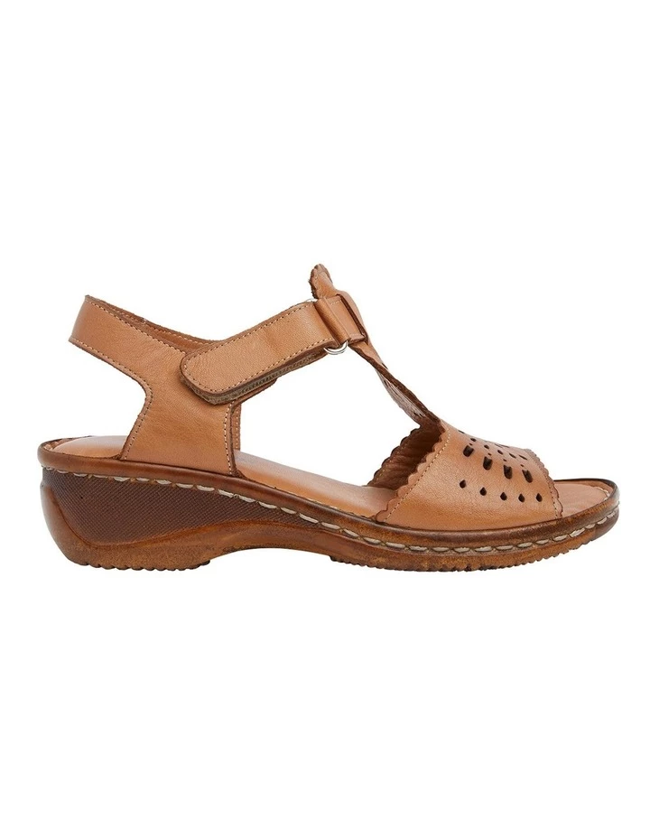 Wide Steps Dario Tan Glove Sandal 1 Wide Steps Dario Tan Glove Sandal