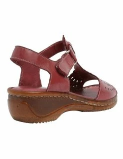 Wide Steps Dario Cherry Glove Sandal -Deals Shoes Store 830735110 4 720x928