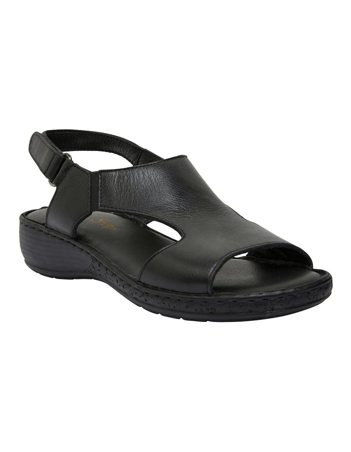 Wide Steps Dustin Black Glove Sandal 2 Wide Steps Dustin Black Glove Sandal - Image 2